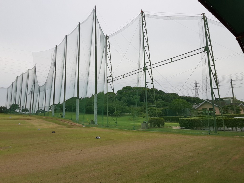 右サイド手前ネット張替工事