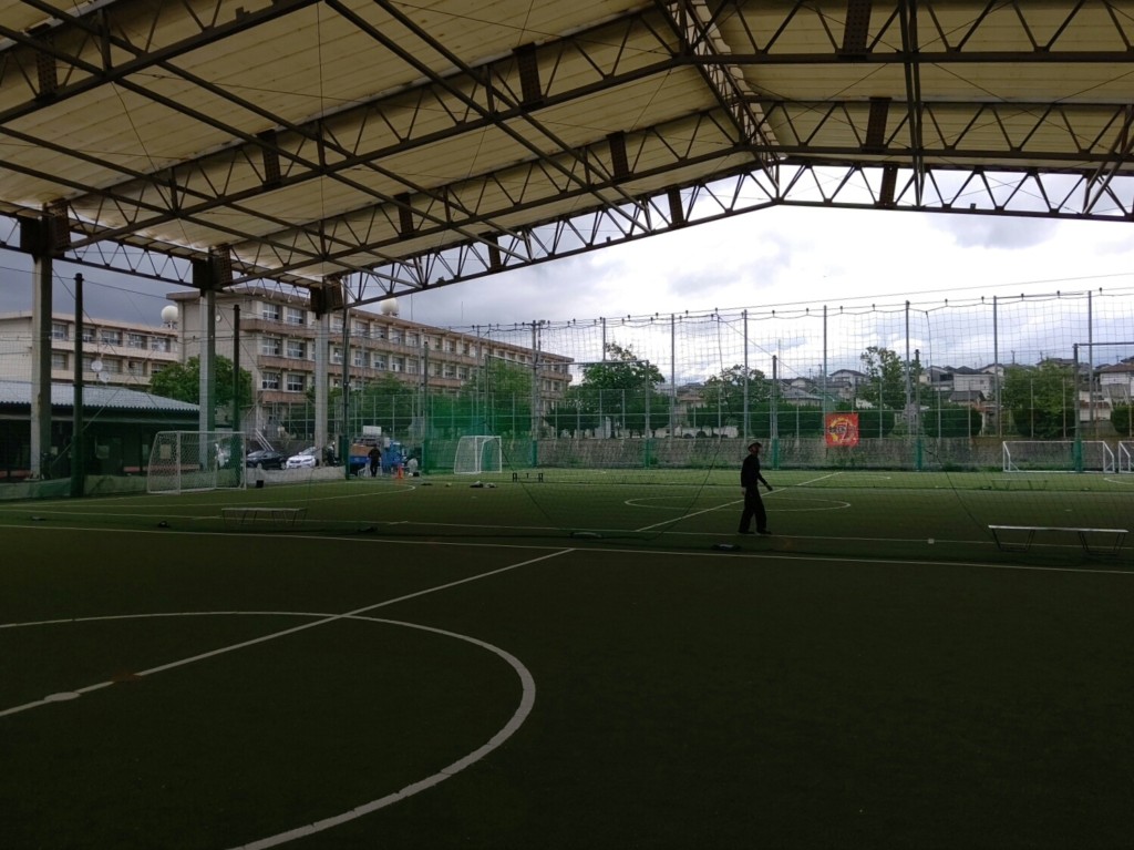 防球ネット修繕工事