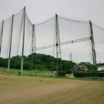 右サイド手前ネット張替工事