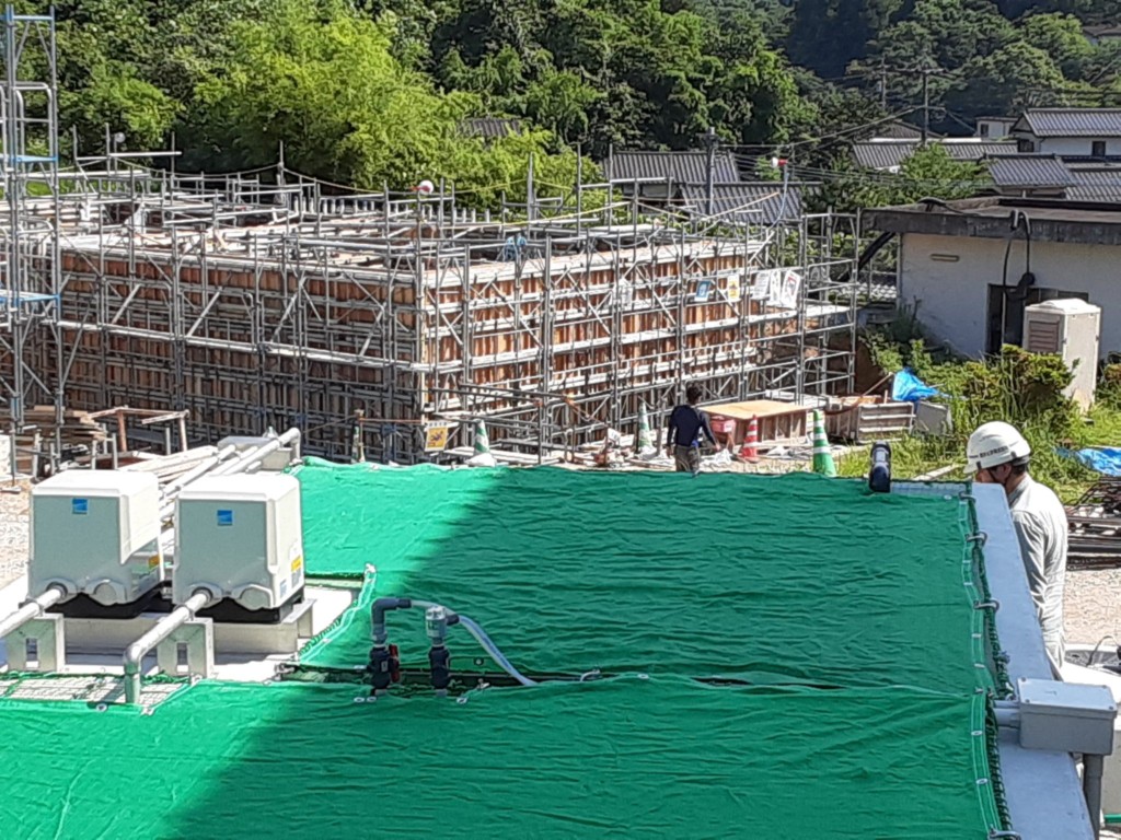 ネット設置工事