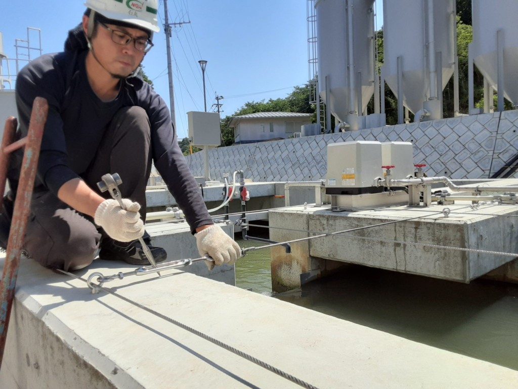 ネット設置工事