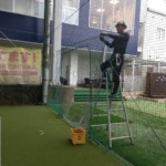 防球ネット修繕工事