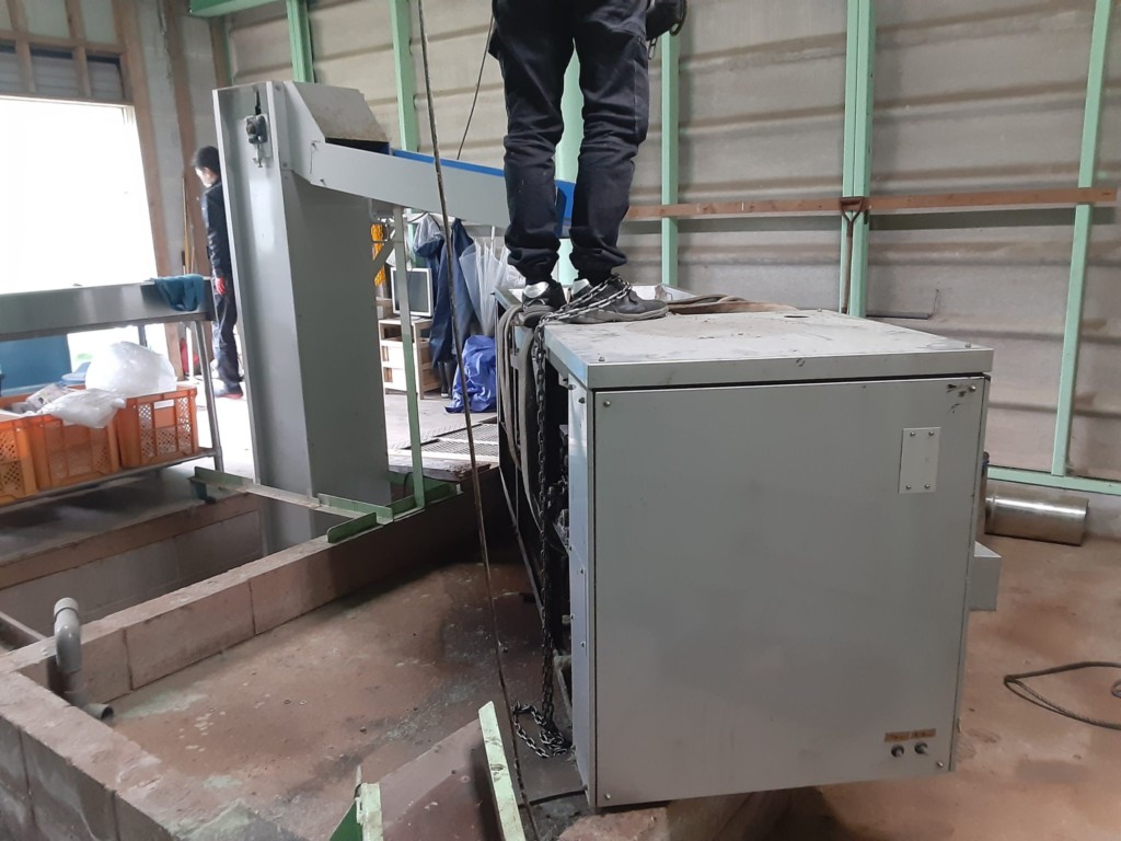 ボール洗浄機入替工事