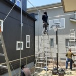 個人様宅防球ネット設置工事