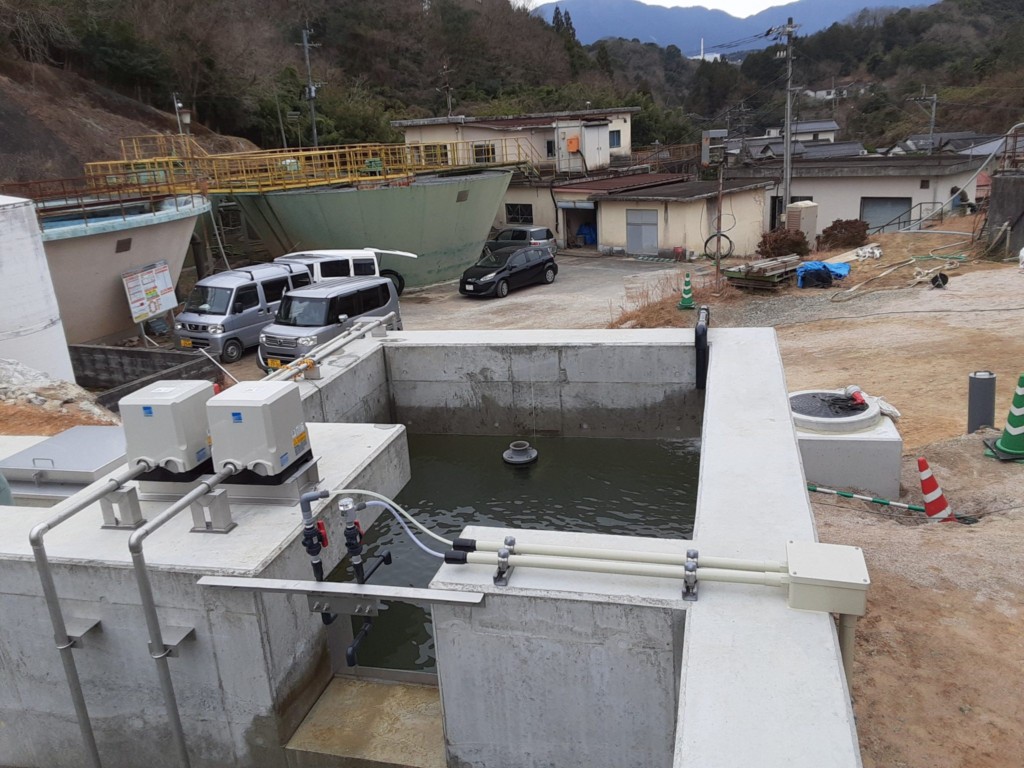 ネット設置工事