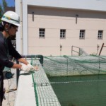 ネット設置工事