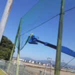 防球ネット張替工事