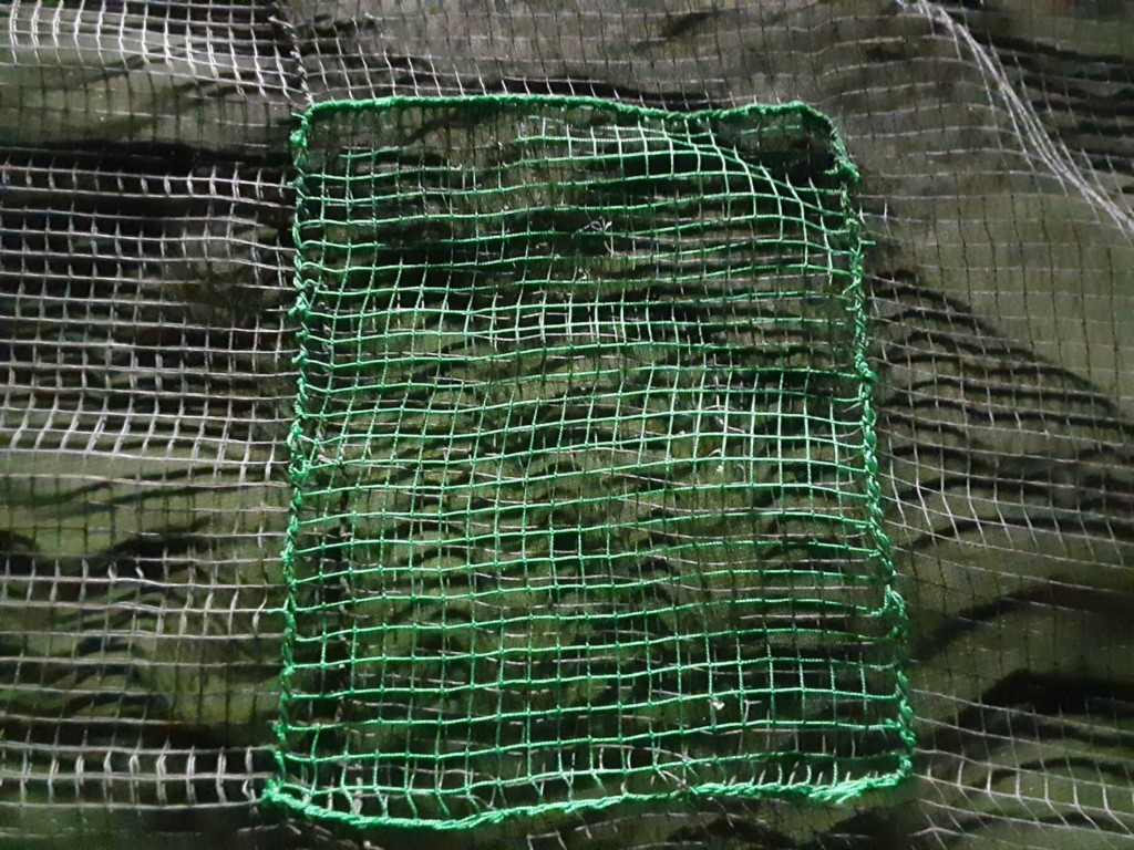 防球ネット補修工事