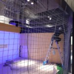 防球ネット設置工事