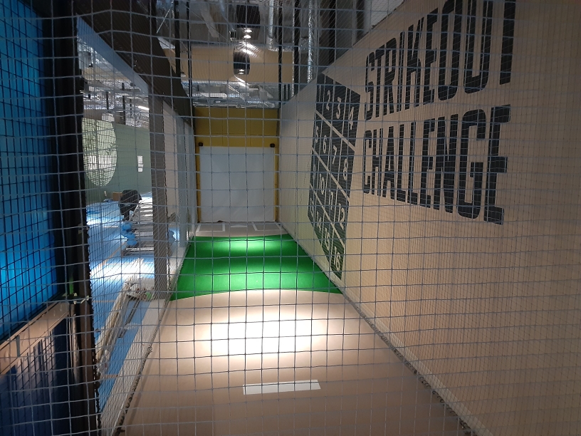 防球ネット設置工事