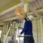 扇風機取付工事