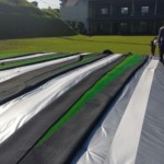 目標グリーン設置工事