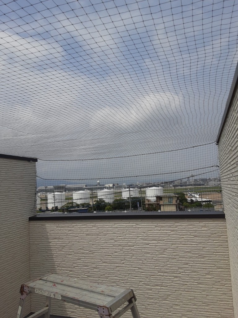 ネット設置工事