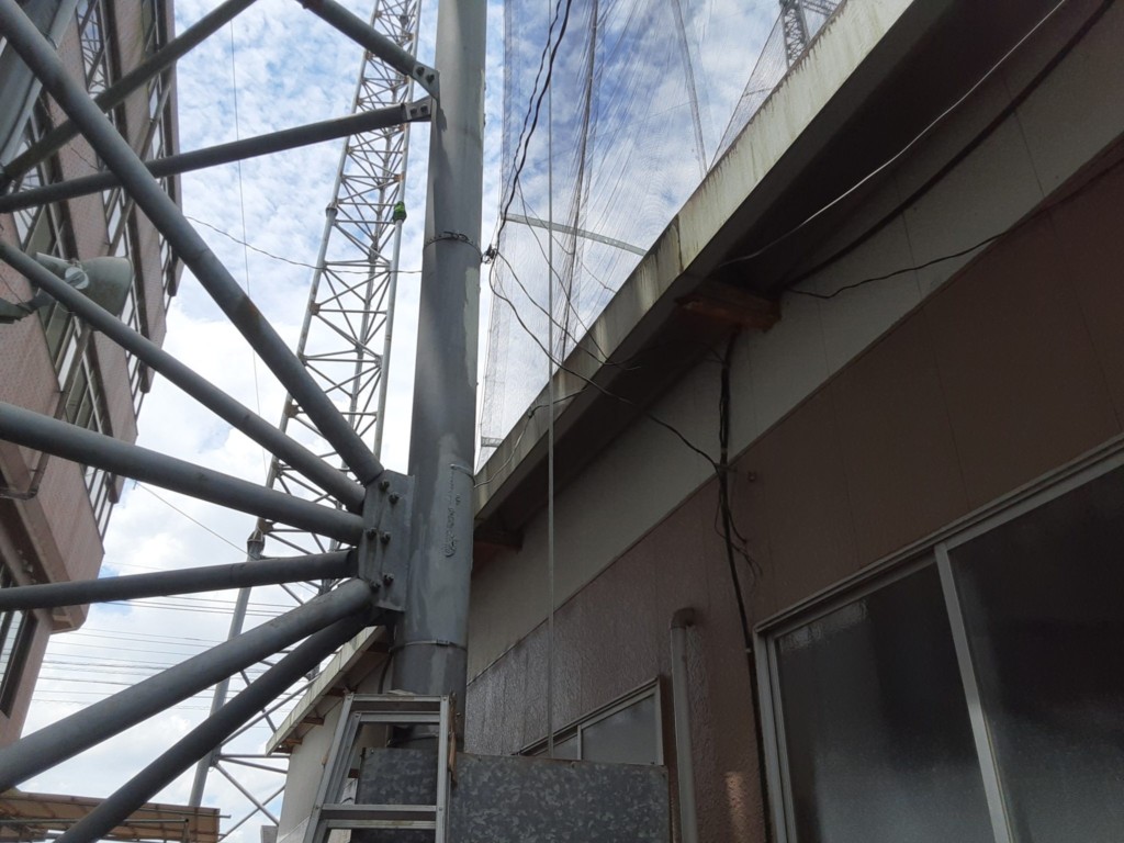 ワイヤー交換工事