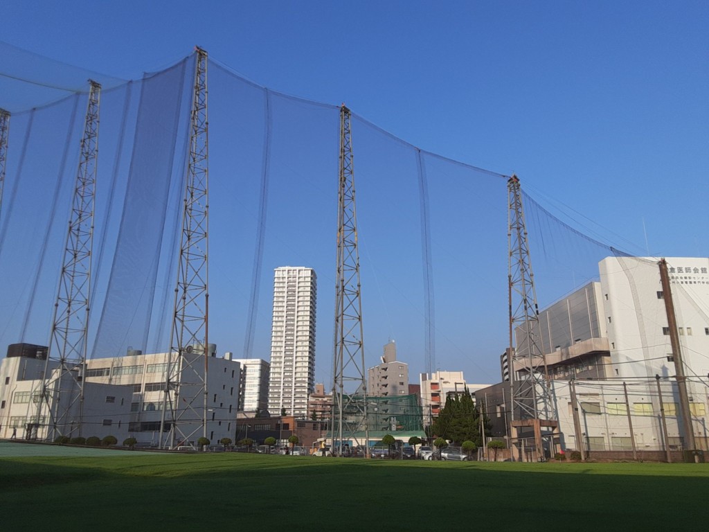 右手前ネット張替工事