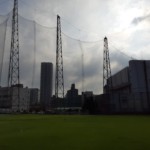 右手前ネット張替工事