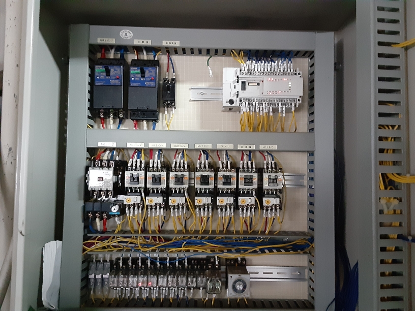 制御盤シーケンサー入替工事