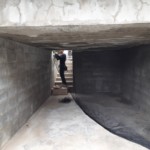 コンクリート落下防止ネット設置工事