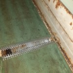 ボール送球用ベルト復旧工事