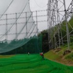 右サイドネット張替工事