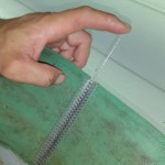 ボール送球用ベルト復旧工事