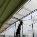 防球ネット修繕工事