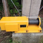 電動ウインチ交換工事