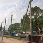 防球ネット張替工事