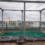 ゴルフネット補修工事