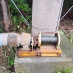 電動ウインチ交換工事