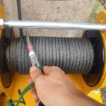 電動ウインチ交換工事