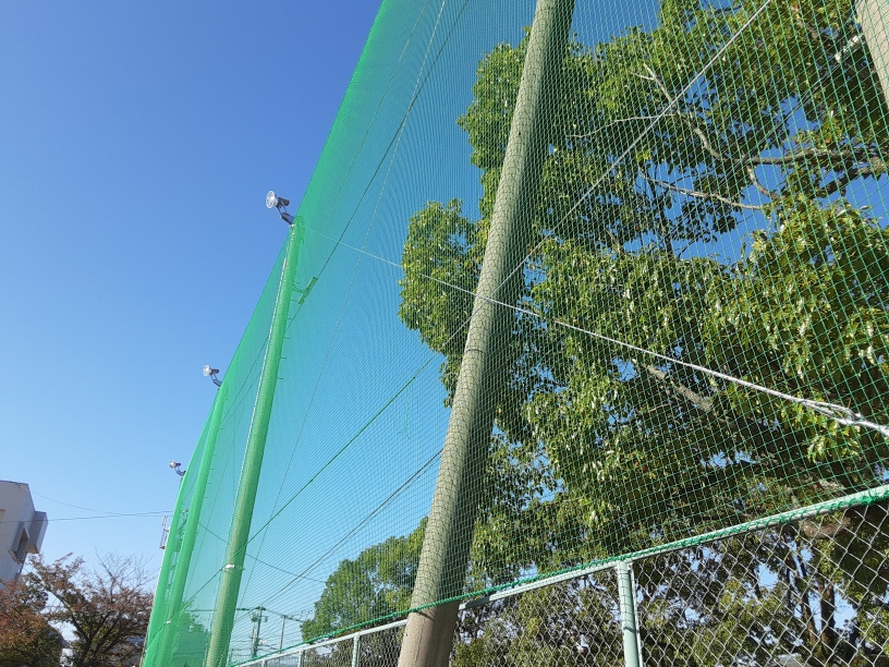 防球ネット張替工事