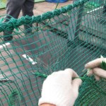 ゴルフネット補修工事