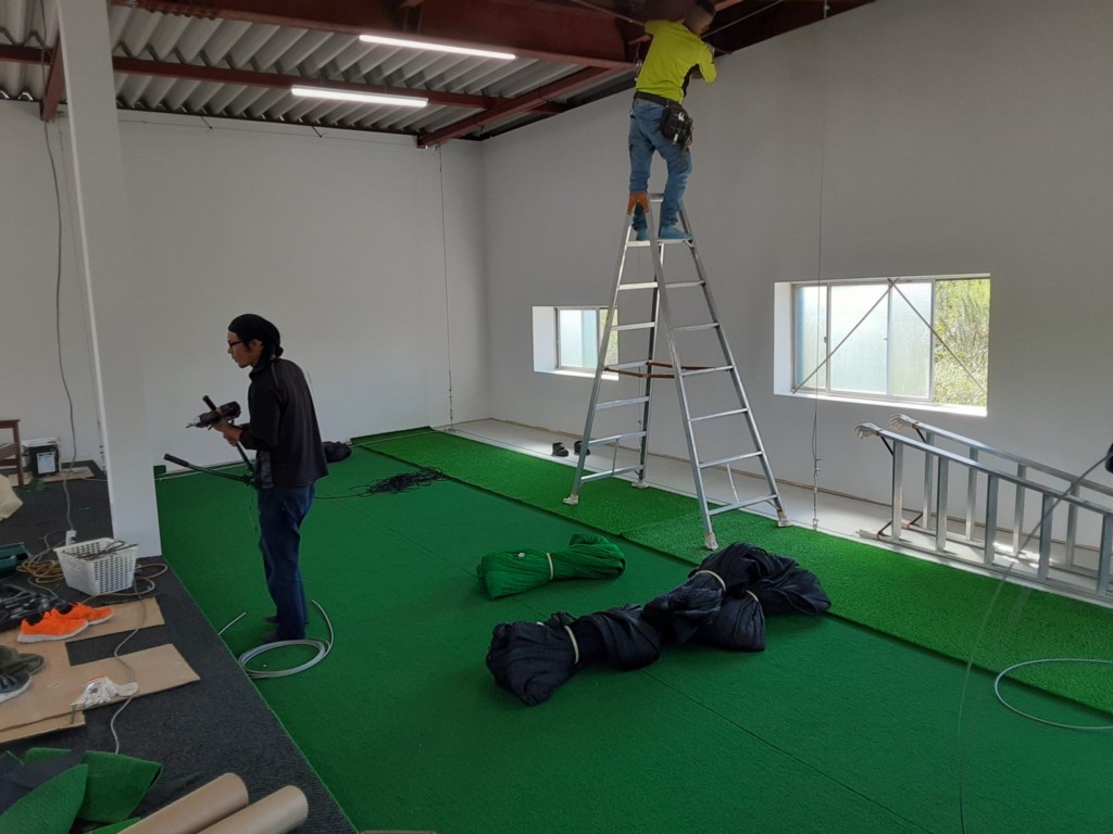 インドアゴルフ新設工事
