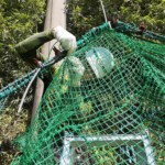 ネット一部張替工事