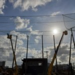 天井ネット張替工事