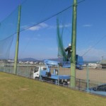 防球ネット張替工事