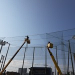 天井ネット張替工事