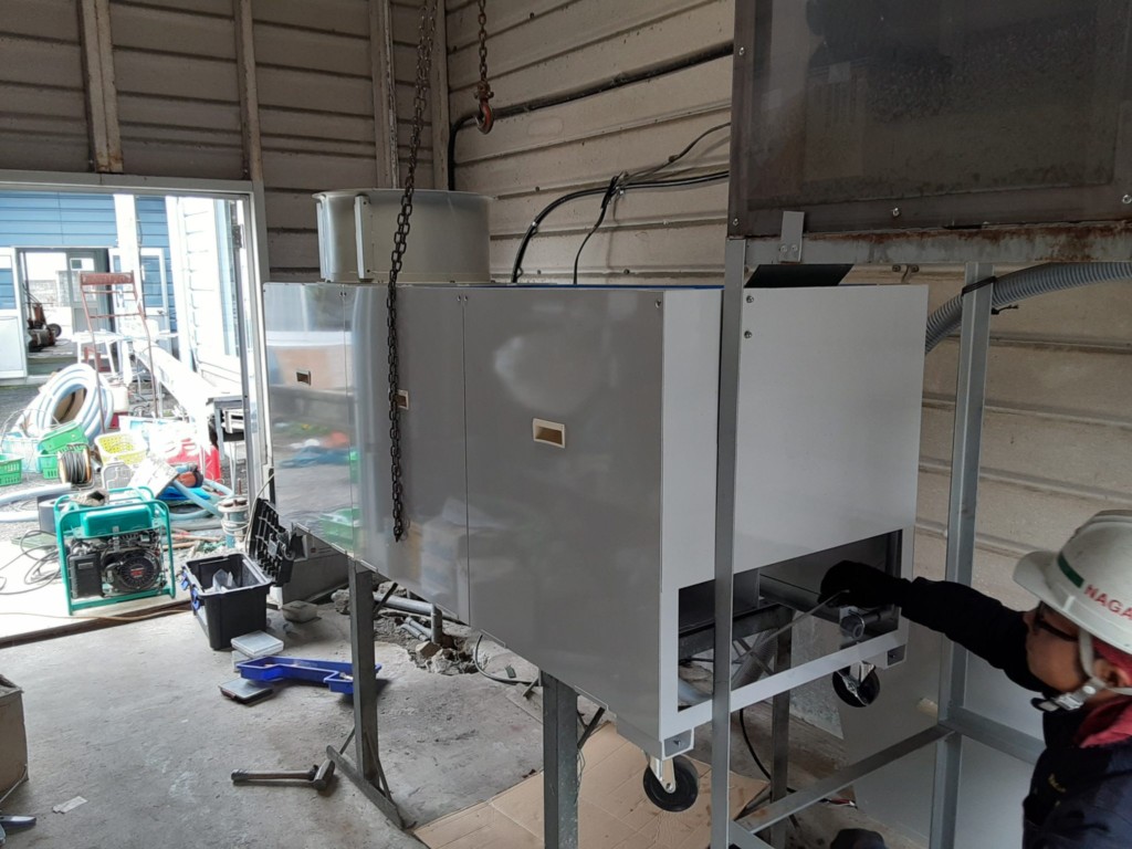 ボール洗浄機入替工事