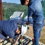 ＬＥＤ投光器交換工事