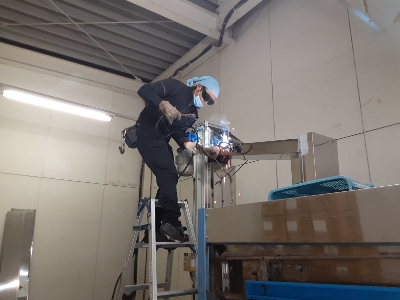 タテコンシュート交換工事