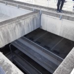 落下防止ネット設置工事