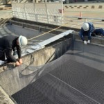 落下防止ネット設置工事