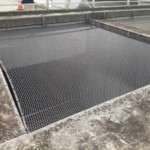 落下防止ネット設置工事