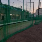 グラウンドネット修繕工事