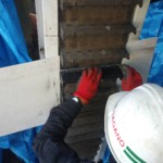 ゴムバケット交換工事