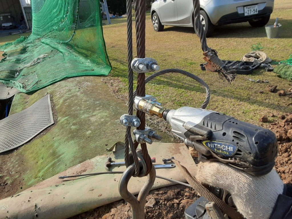 アンカー復旧工事