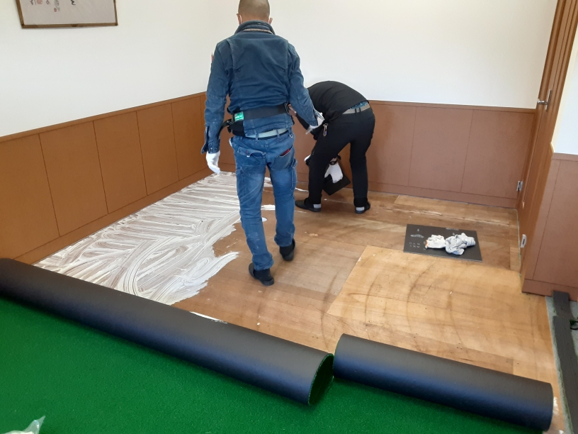 室内パター練習場新設工事