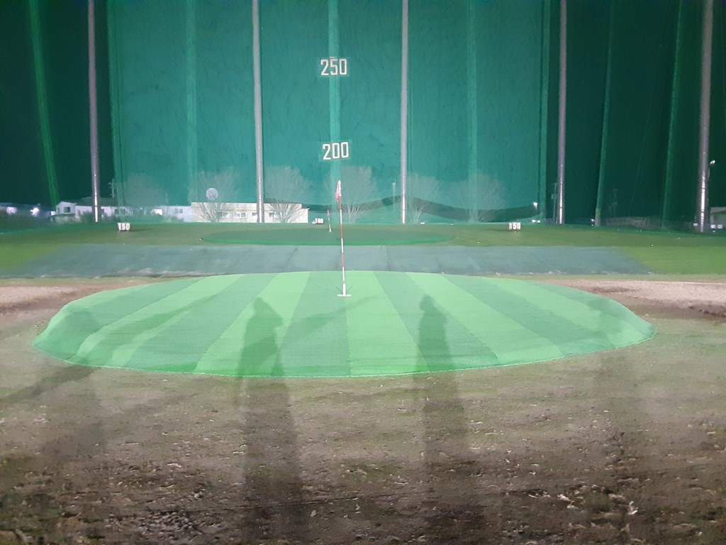 目標グリーン設置工事