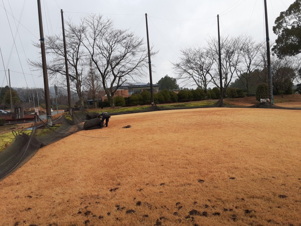 天井ネット張替工事